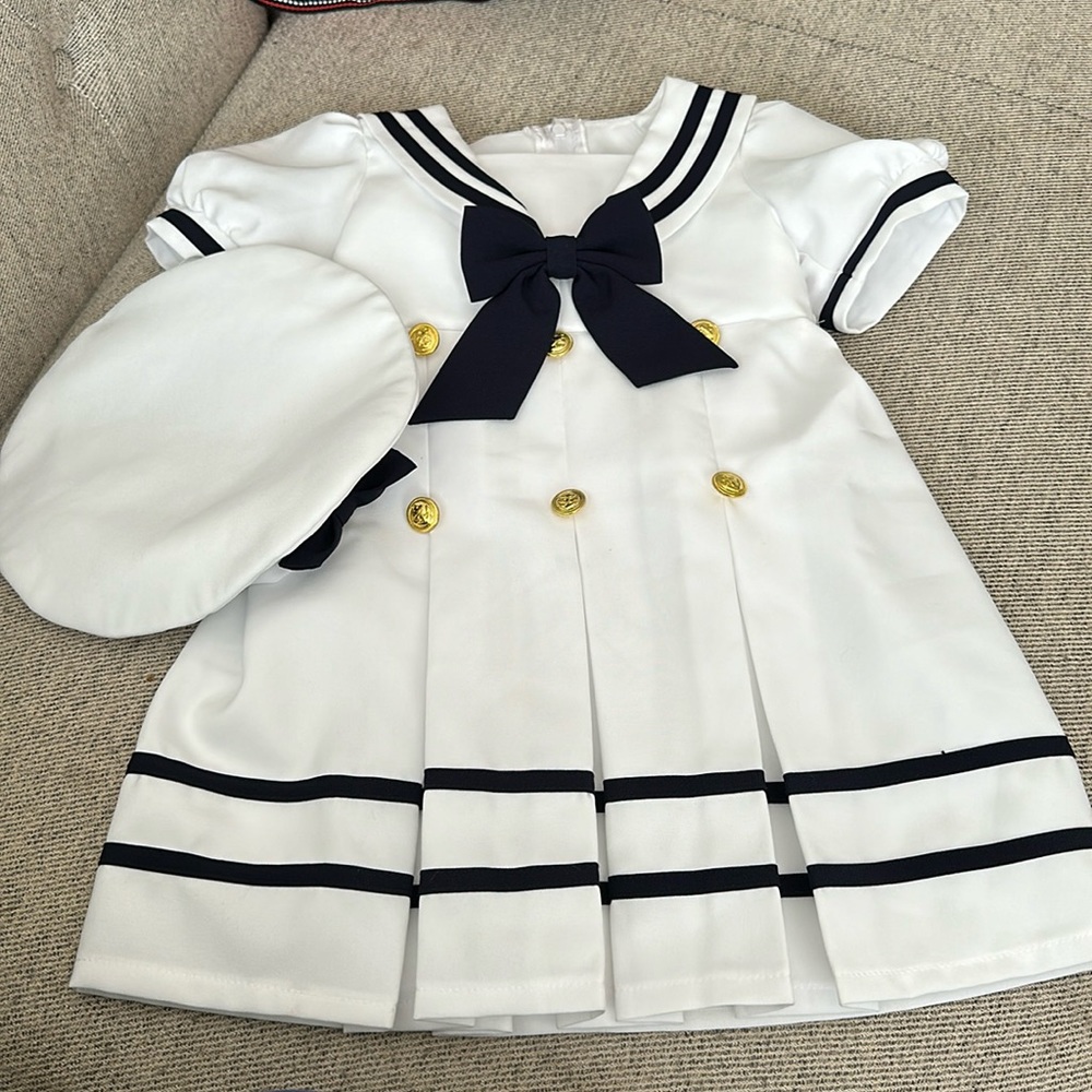 Toddler sailor dress